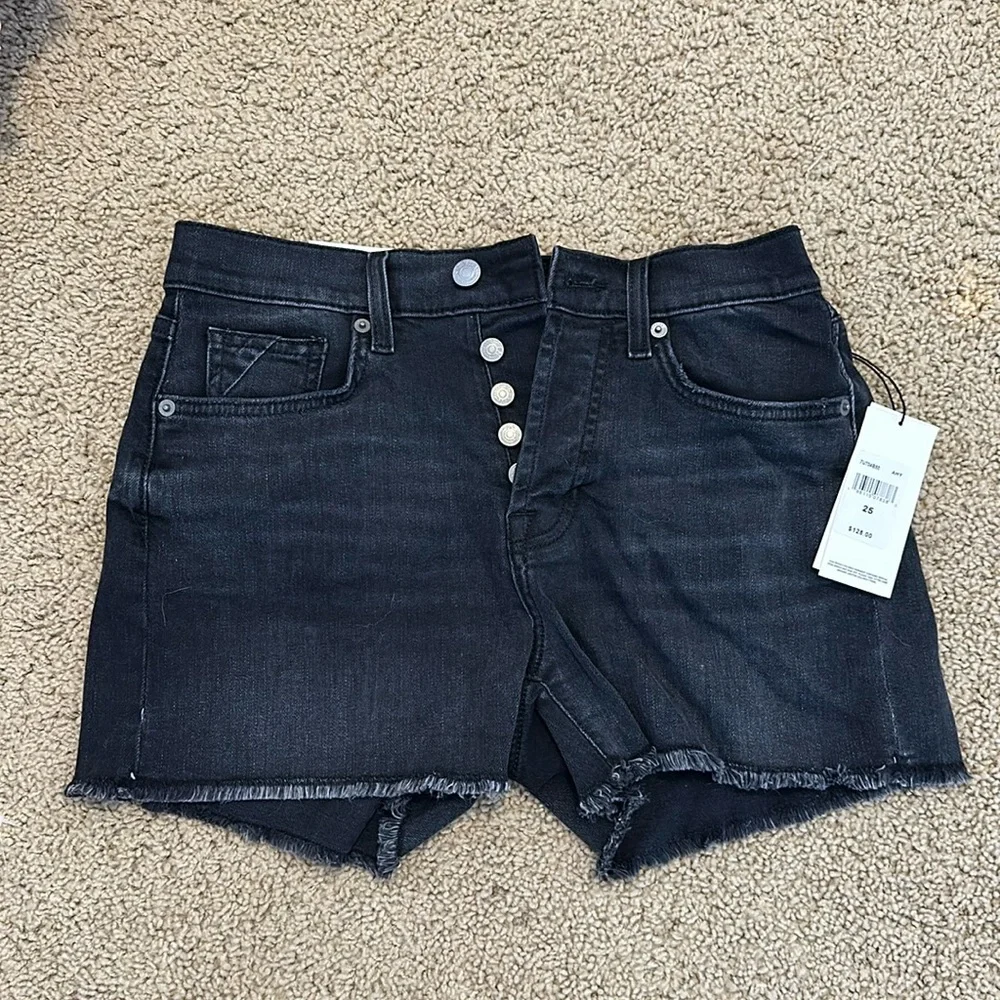 7 for All Mankind Monroe High Waist Cutoff Short - Size 25